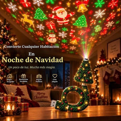 Proyector de Techo Navideño